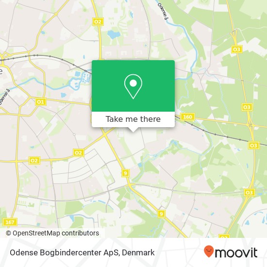 Odense Bogbindercenter ApS map
