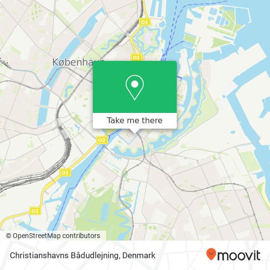 Christianshavns Bådudlejning map