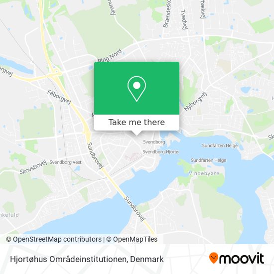 Hjortøhus Områdeinstitutionen map