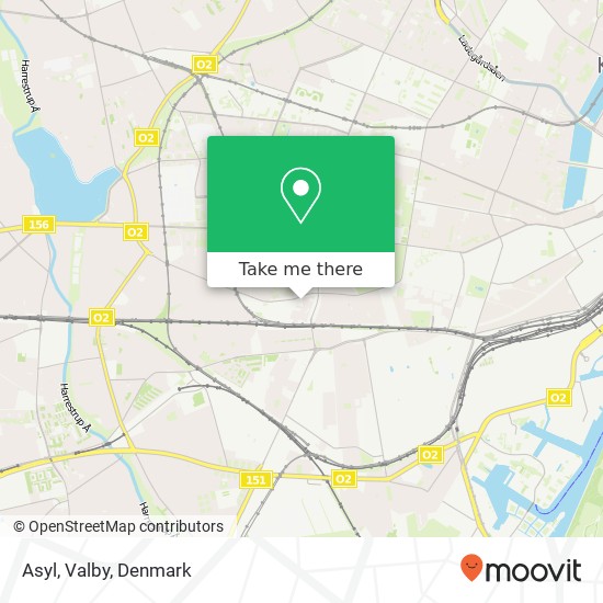 Asyl, Valby map