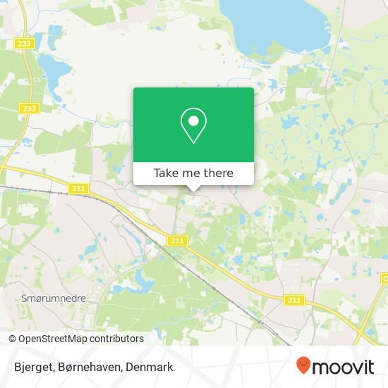 Bjerget, Børnehaven map