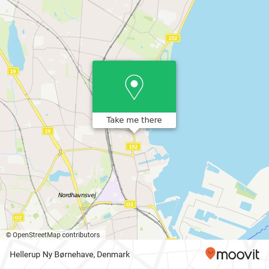 Hellerup Ny Børnehave map