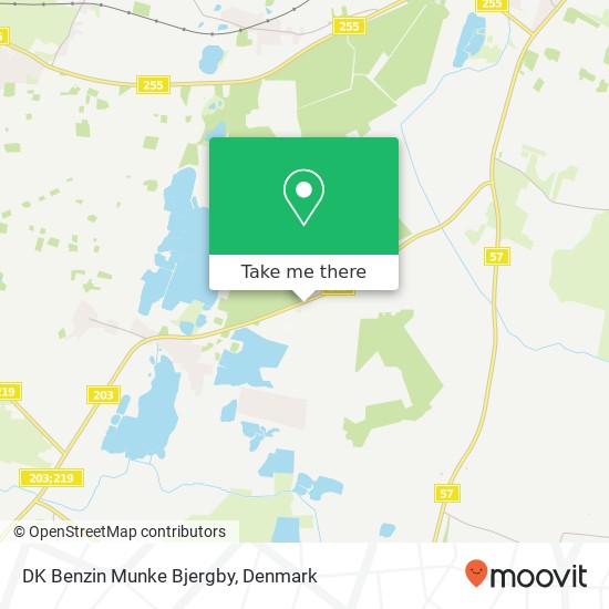 DK Benzin Munke Bjergby map