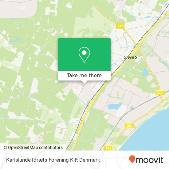 Karlslunde Idræts Forening KIF map