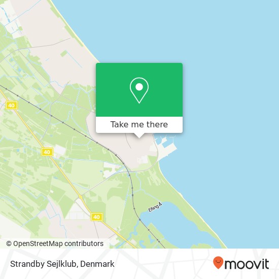 Strandby Sejlklub map