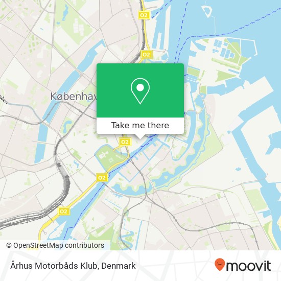 Århus Motorbåds Klub map