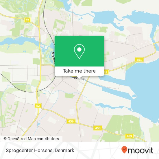 Sprogcenter Horsens map