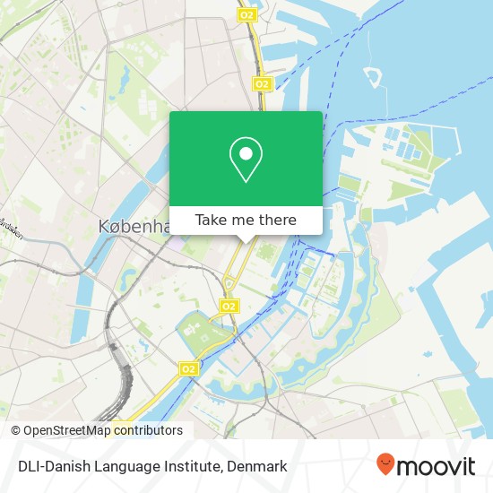 DLI-Danish Language Institute map