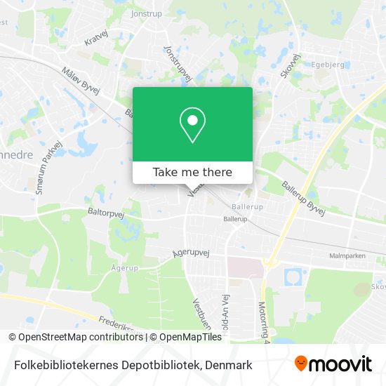 Folkebibliotekernes Depotbibliotek map