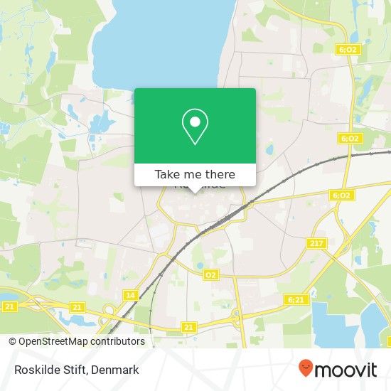 Roskilde Stift map