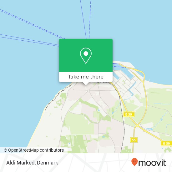 Aldi Marked map