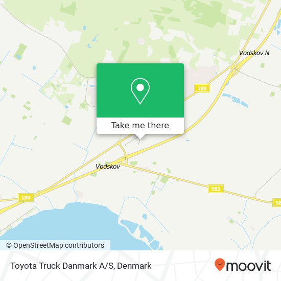 Toyota Truck Danmark A/S map