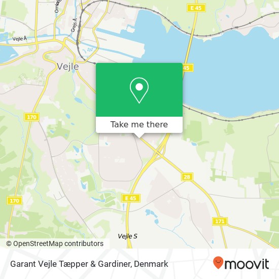 Garant Vejle Tæpper & Gardiner map