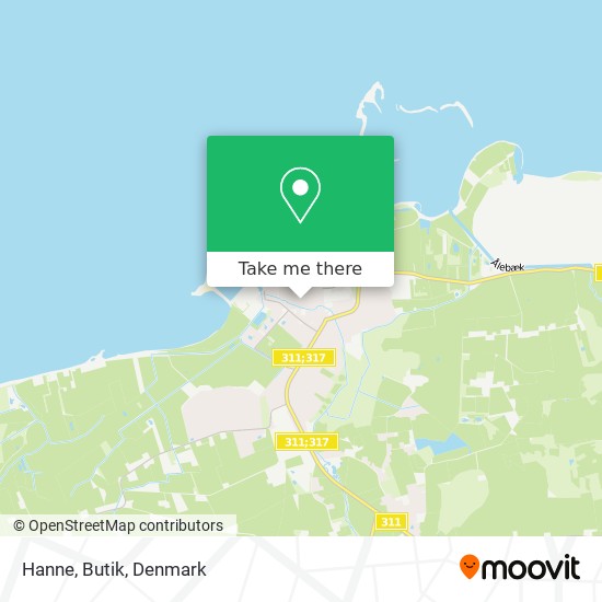 Hanne, Butik map