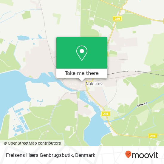 Frelsens Hærs Genbrugsbutik map