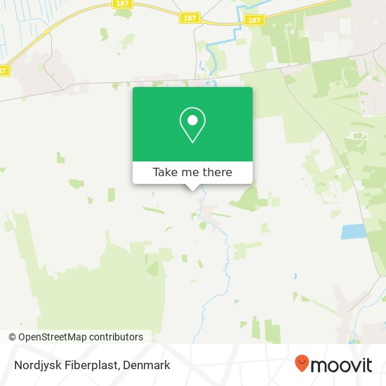 Nordjysk Fiberplast map