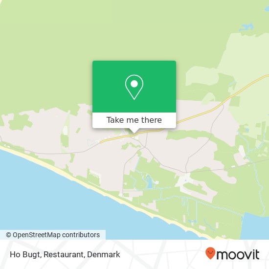 Ho Bugt, Restaurant map