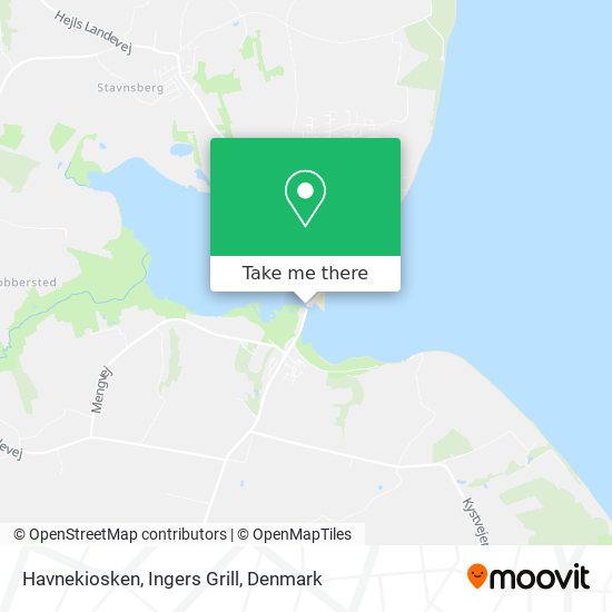 Havnekiosken, Ingers Grill map