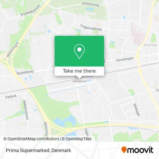 Prima Supermarked map