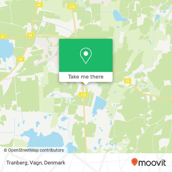 Tranberg, Vagn map