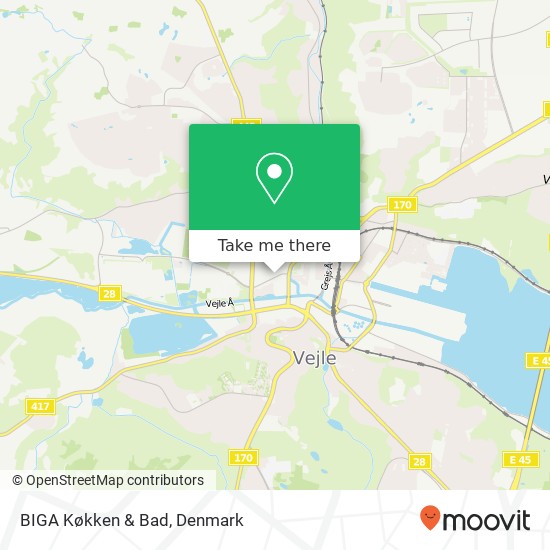 BIGA Køkken & Bad map
