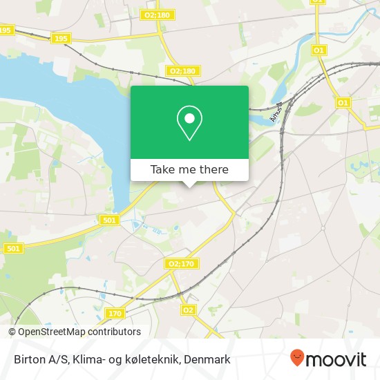 Birton A / S, Klima- og køleteknik map