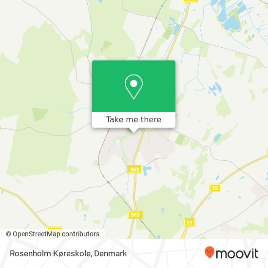 Rosenholm Køreskole map