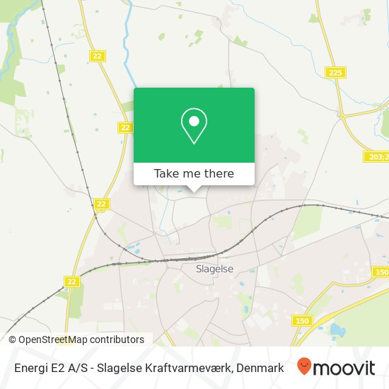 Energi E2 A / S - Slagelse Kraftvarmeværk map
