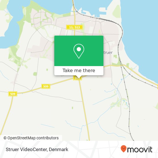 Struer VideoCenter map