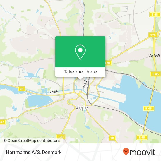 Hartmanns A/S map