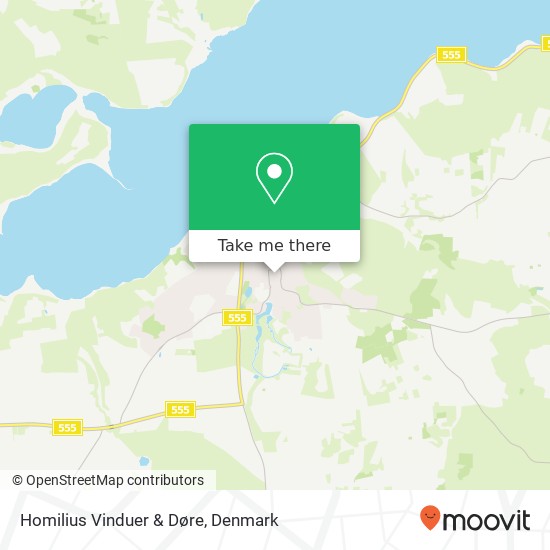 Homilius Vinduer & Døre map