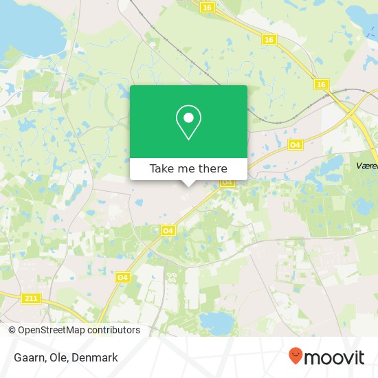 Gaarn, Ole map