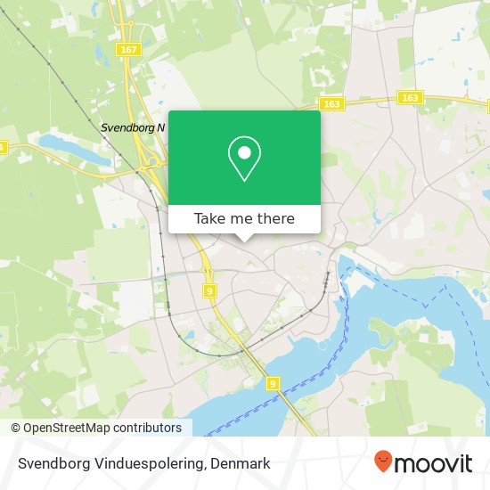 Svendborg Vinduespolering map