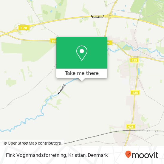 Fink Vognmandsforretning, Kristian map