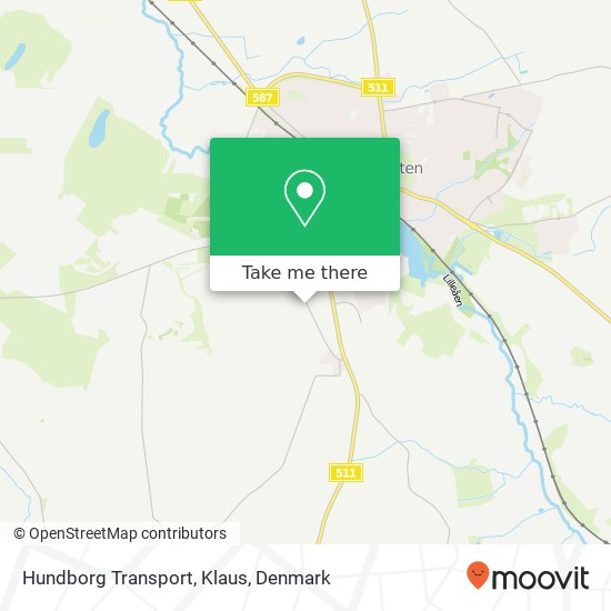 Hundborg Transport, Klaus map