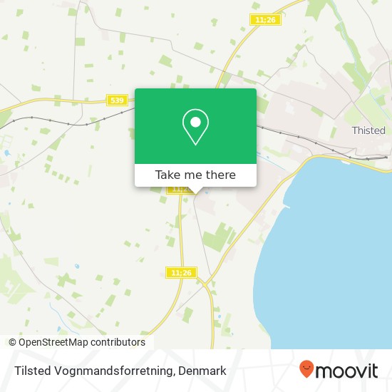 Tilsted Vognmandsforretning map