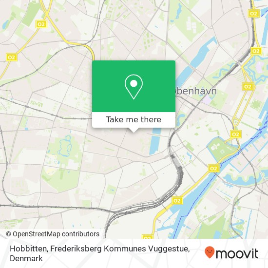 Hobbitten, Frederiksberg Kommunes Vuggestue map