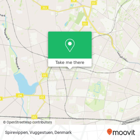 Spirevippen, Vuggestuen map