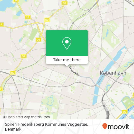 Spiren, Frederiksberg Kommunes Vuggestue map