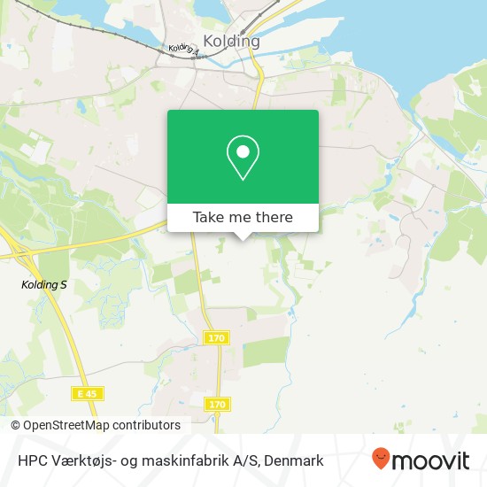 HPC Værktøjs- og maskinfabrik A / S map