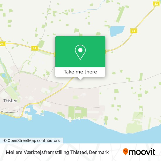 Møllers Værktøjsfremstilling Thisted map
