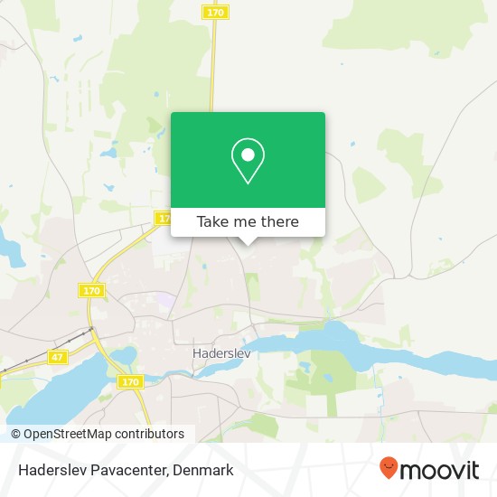 Haderslev Pavacenter map