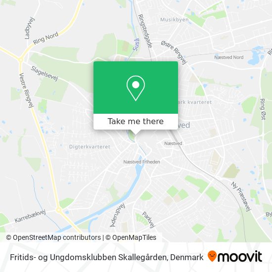 Fritids- og Ungdomsklubben Skallegården map