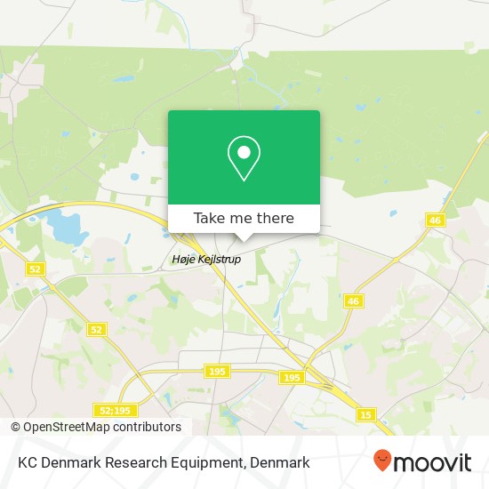 KC Denmark Research Equipment map