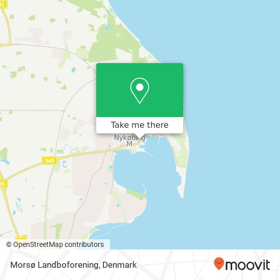 Morsø Landboforening map