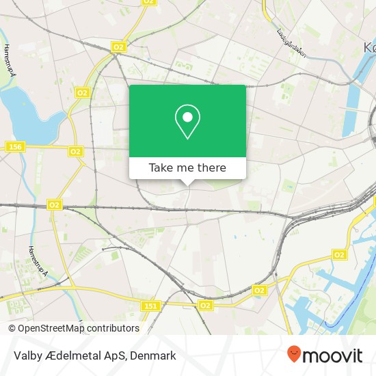 Valby Ædelmetal ApS map