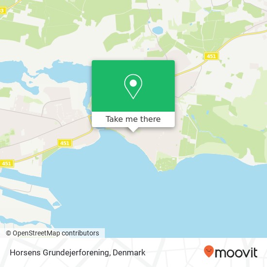 Horsens Grundejerforening map