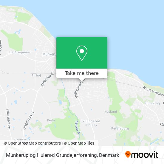 Munkerup og Hulerød Grundejerforening map