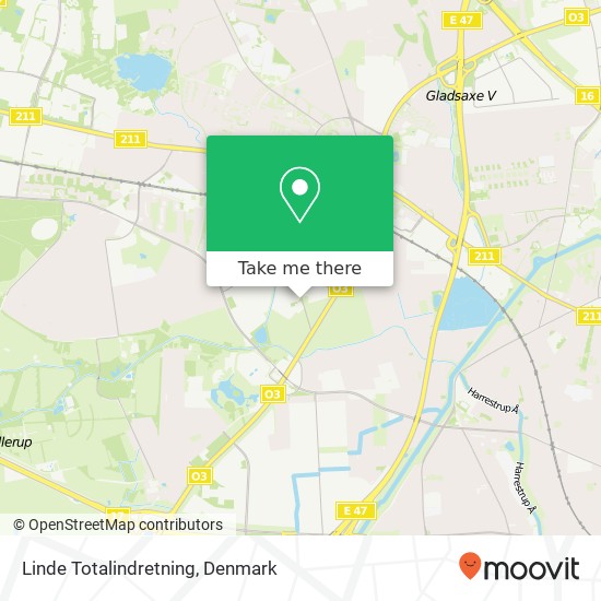 Linde Totalindretning map