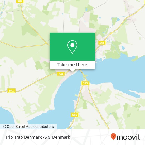 Trip Trap Denmark A/S map